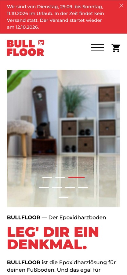 Mobile Ansicht BULLFLOOR