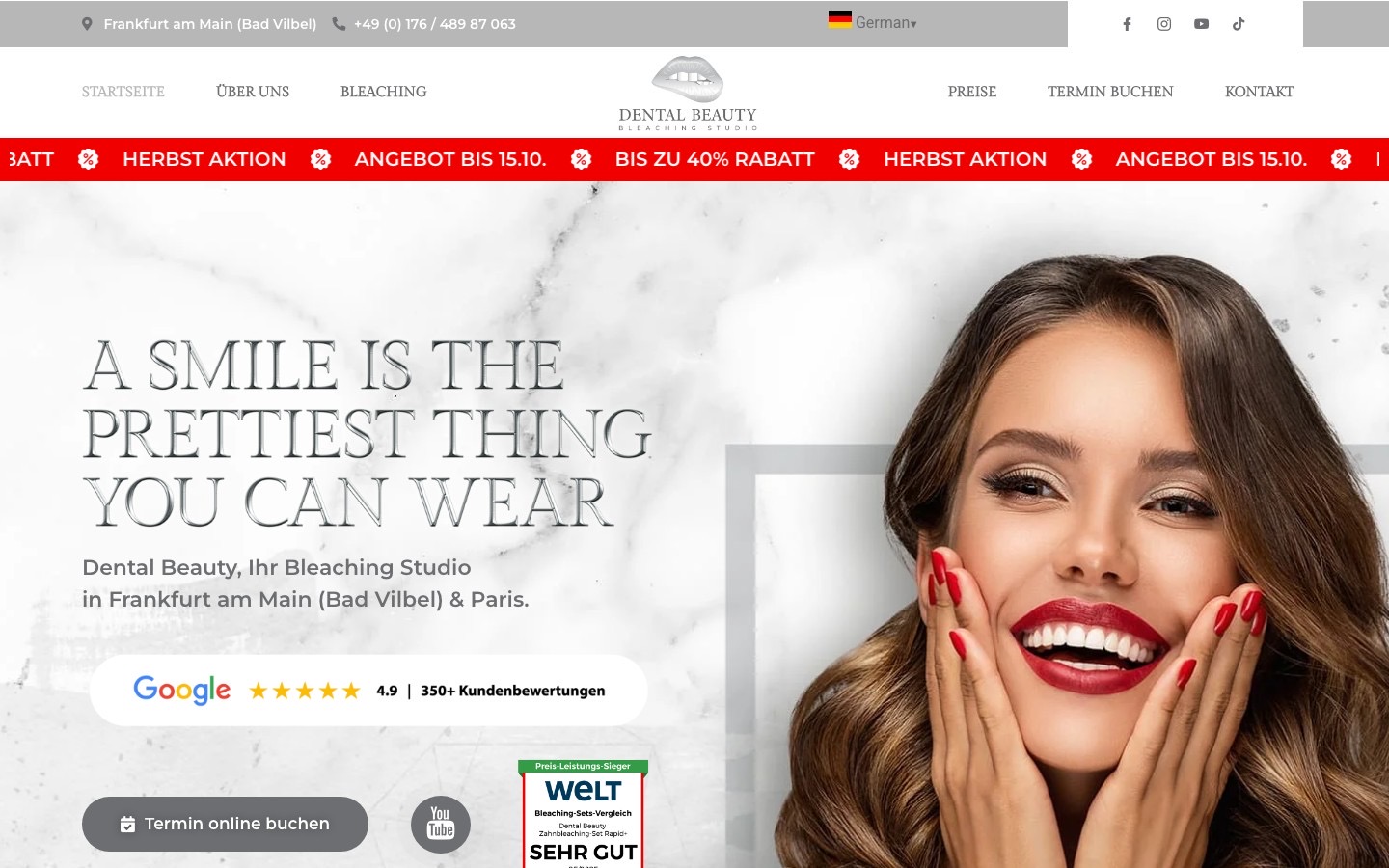 Startseite Dental Beauty Bleaching Studio (dentalbeautystudio.de)